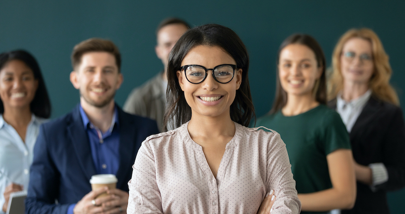 Multiethnic,Crew.,Young,Biracial,Female,Confident,Qualified,Specialist,Hr,Ceo